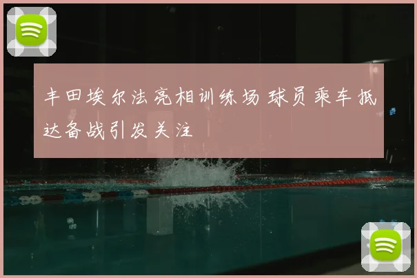 丰田埃尔法亮相训练场 球员乘车抵达备战引发关注