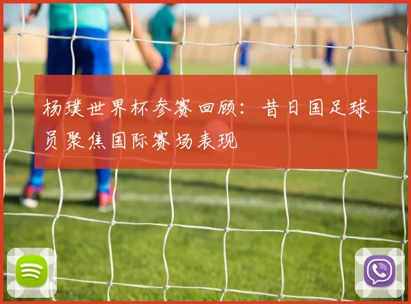 杨璞世界杯参赛回顾:昔日国足球员聚焦国际赛场表现